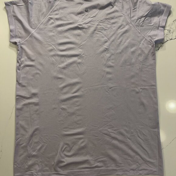 Lululemon - Swiftly Tech Short Sleeve Shirt 2.0 - Lavender Dew - Size 16 - Picture 7 of 11
